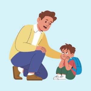 Parent Supporting Child